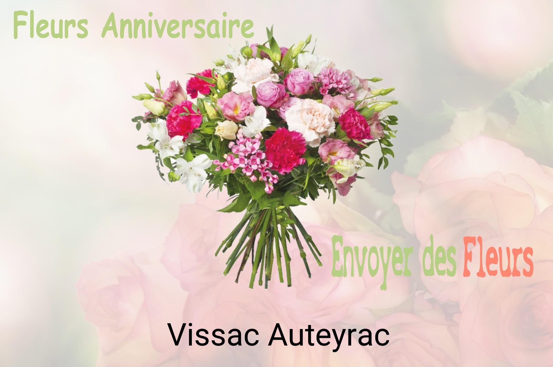 Bouquet de fleurs d’anniversaire livré à Vissac-Auteyrac