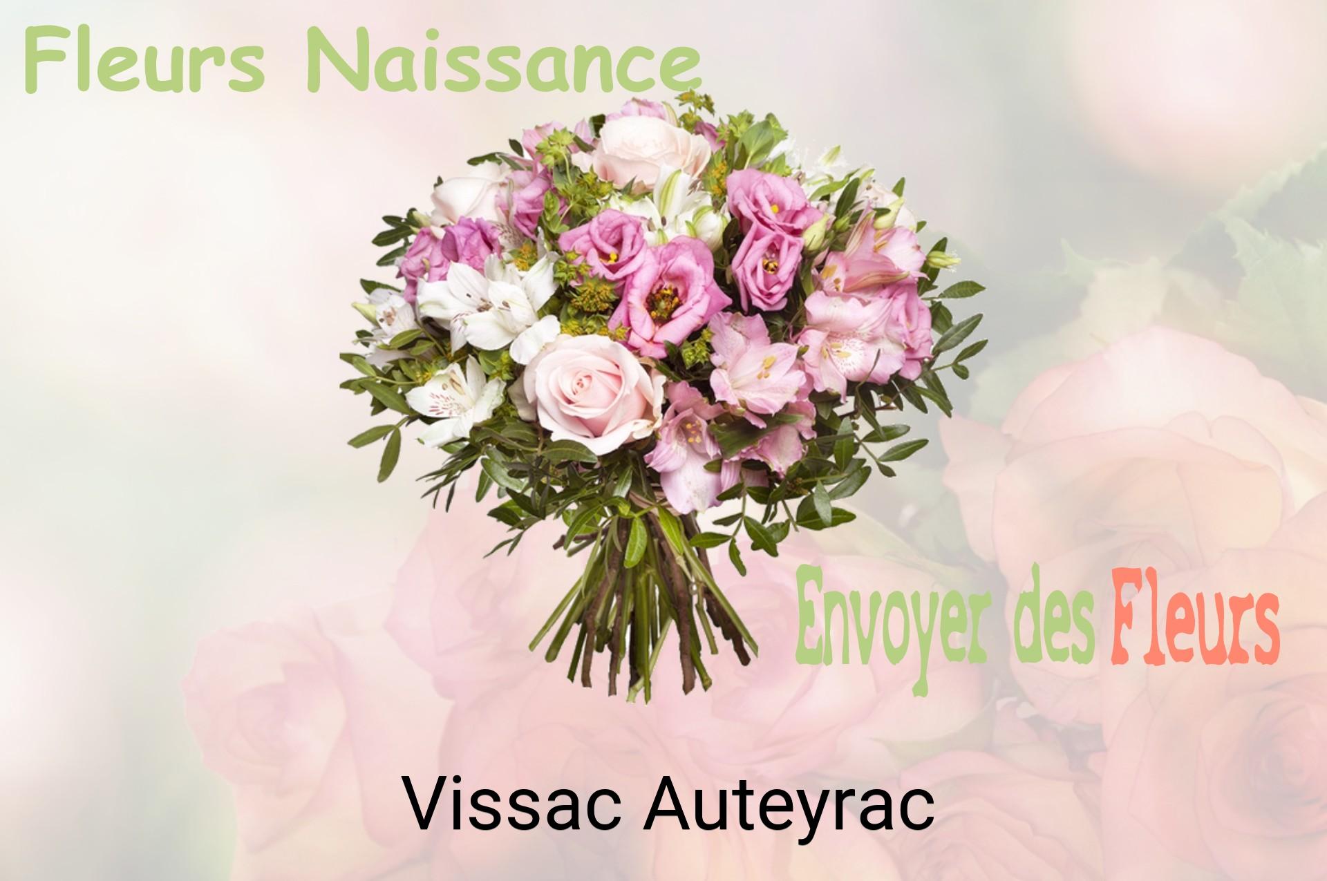 Bouquet de fleurs de naissance livré à Vissac-Auteyrac